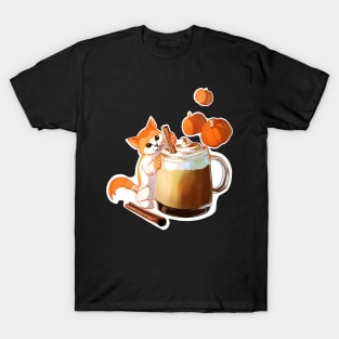 Pumpkin Spice Kitten T-Shirt